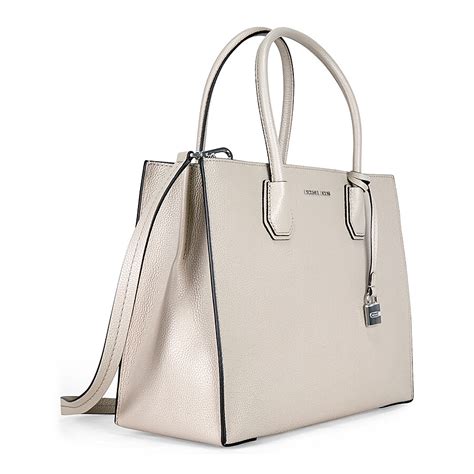 thumbnail michael kors studio mercer cement large convertible tote bag|michael kors accordion tote bag.